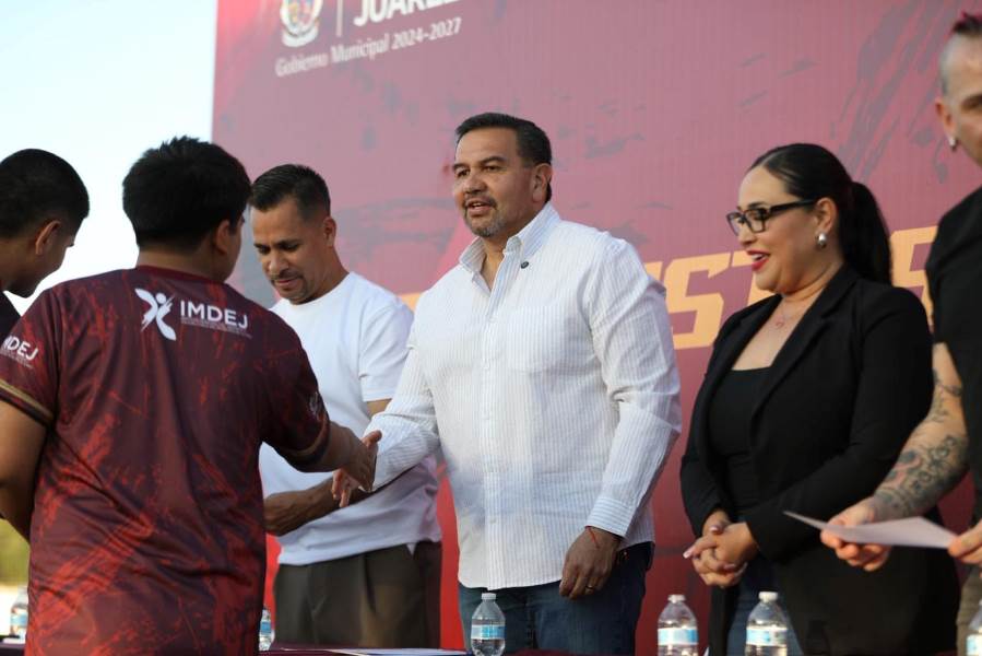 Reconoció alcalde Pérez Cuéllar en a más de 3 mil deportistas en Ciudad Juárez