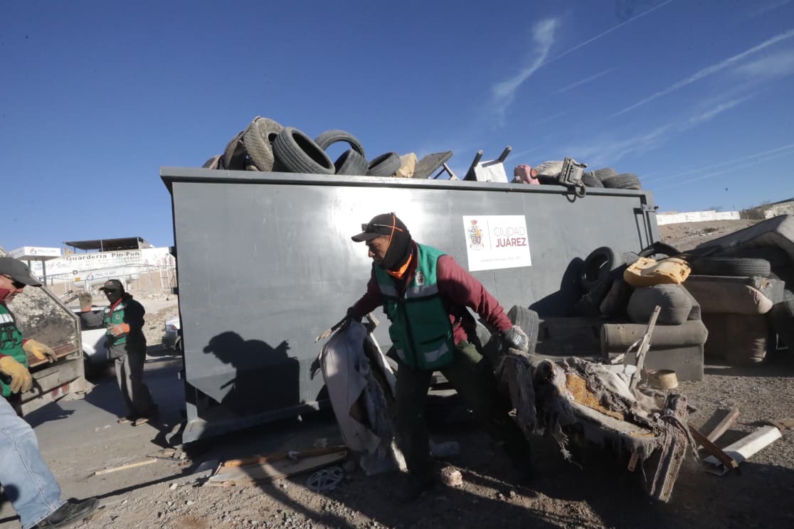 Anuncian jornada de limpieza en colonias de Ciudad Juárez este 9 de mayo