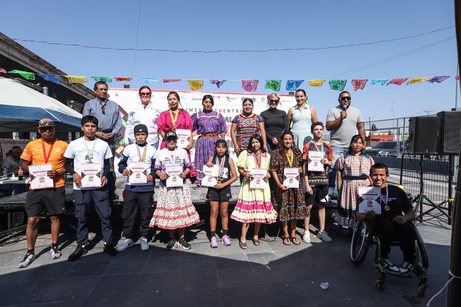 Celebran con éxito la carrera de pueblos originarios Wasarówa.