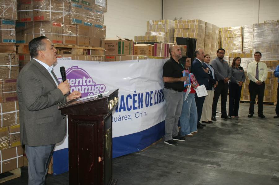 Distribuyen más de 1.7 millones de libros de texto en Ciudad Juárez