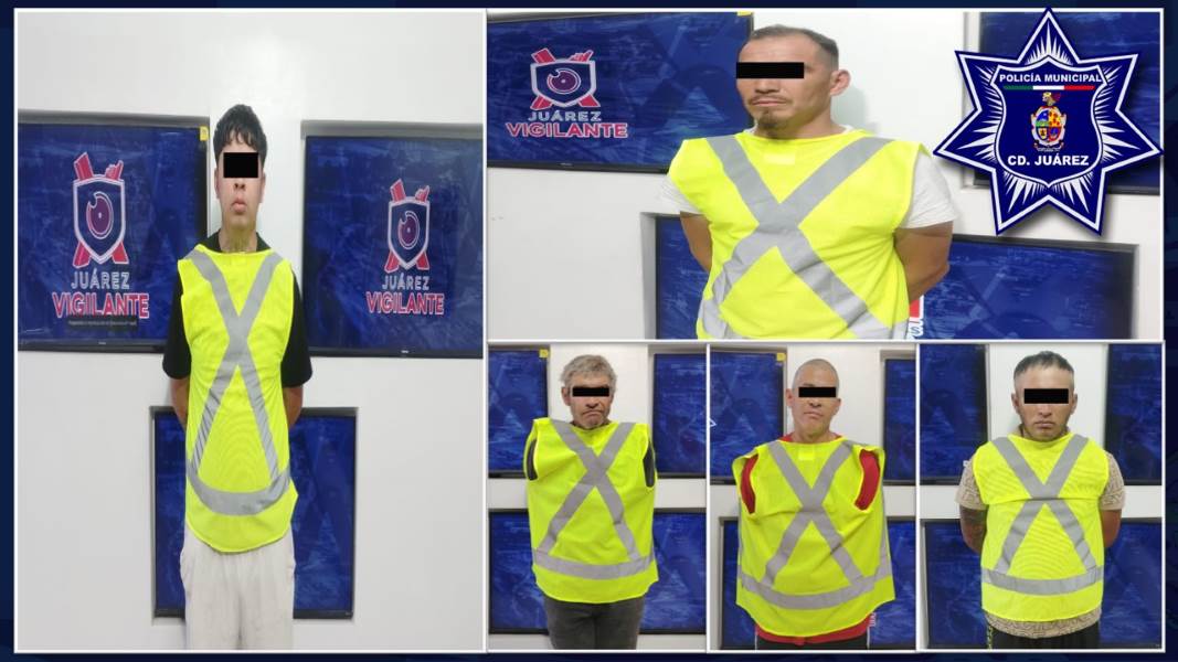 Detienen a tres personas por robo con violencia a comercio y posesión de cristal