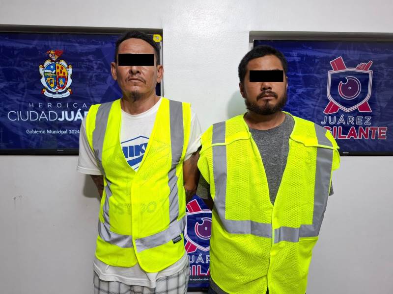 Detienen a tres por presunto robo y amenazas en colonia Zaragoza