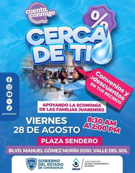 JMAS acerca programa “Cerca de ti” a Plaza Sendero