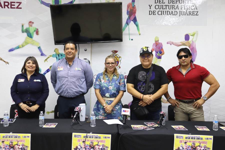 Realizarán función de lucha libre a beneficio del Banco de Alimentos