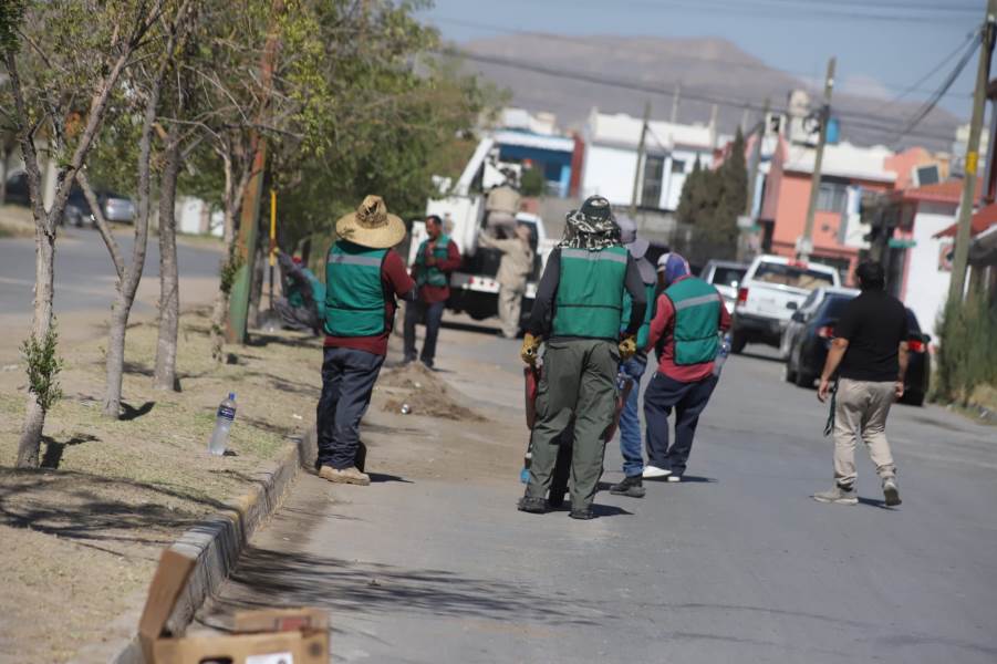 Refuerza trabajos de limpia en colonias de Ciudad Juárez