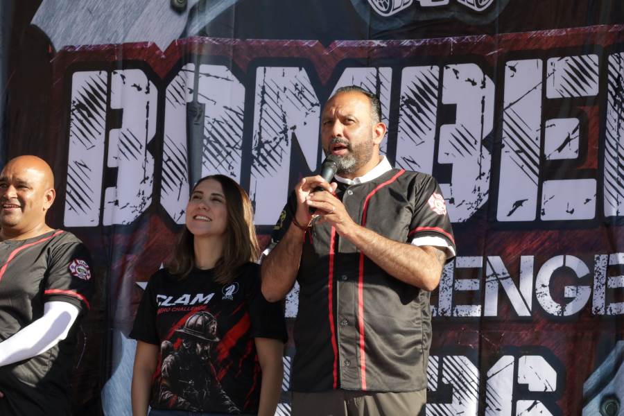 Realizan Bombero Challenge 2026 por 108 aniversario del Departamento de Bomberos