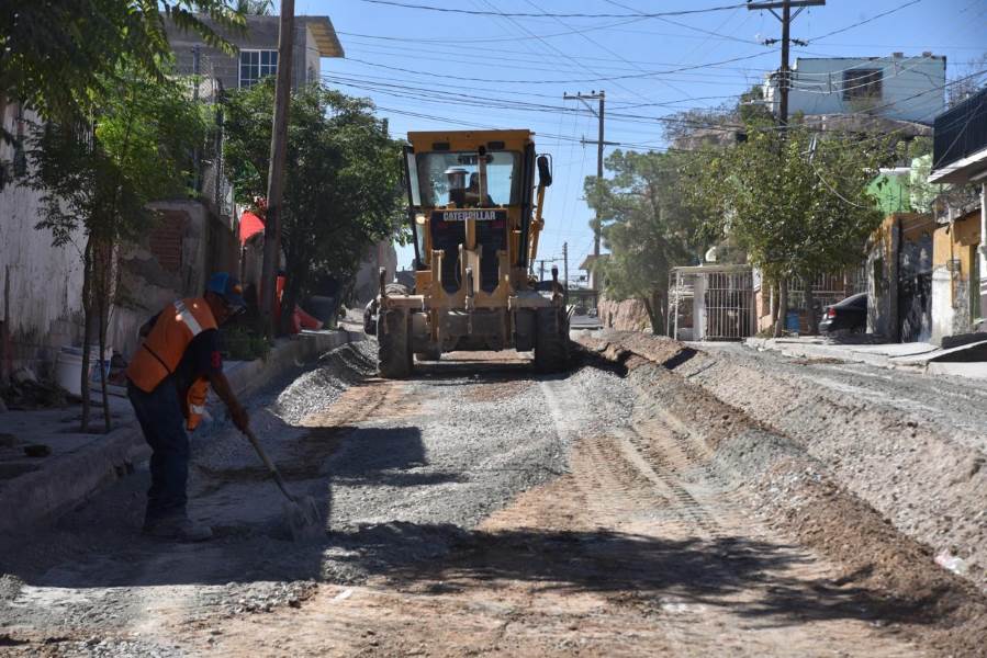 Repavimentan calle Francisco R. Aldama con inversión de 4.5 millones de pesos