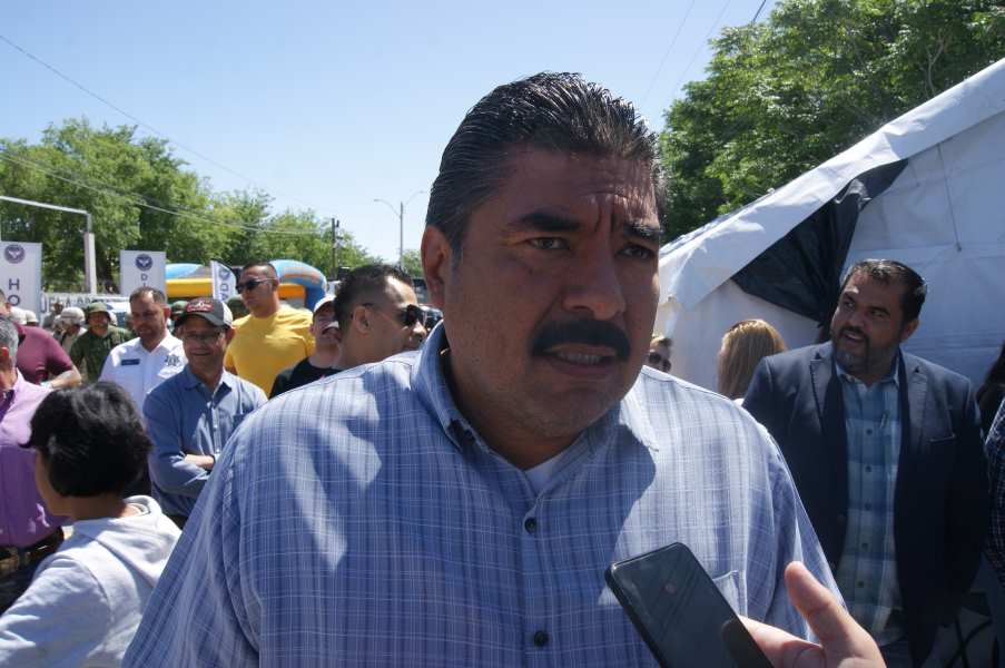 Refuerzan presencia de agentes de Seguridad Vial para agilizar flujo de vehículos en el Puente Libre.