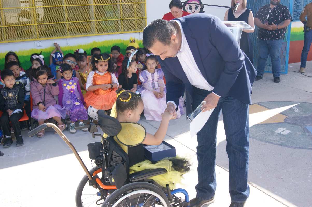 Rehabilitan instalaciones de kinder de más de 90 años de antigüedad.