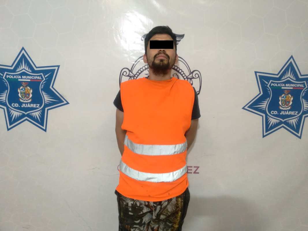 Agentes municipales arrestan a sujeto por el delito de lesiones