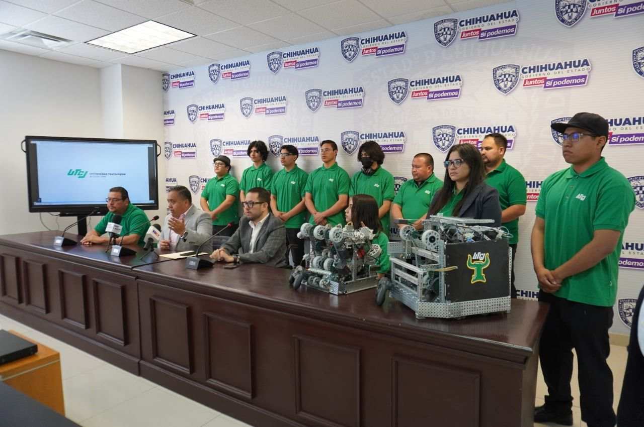 Estudiantes de la UTCJ representarán a México en Campeonato Mundial de Robótica en Dallas, Texas