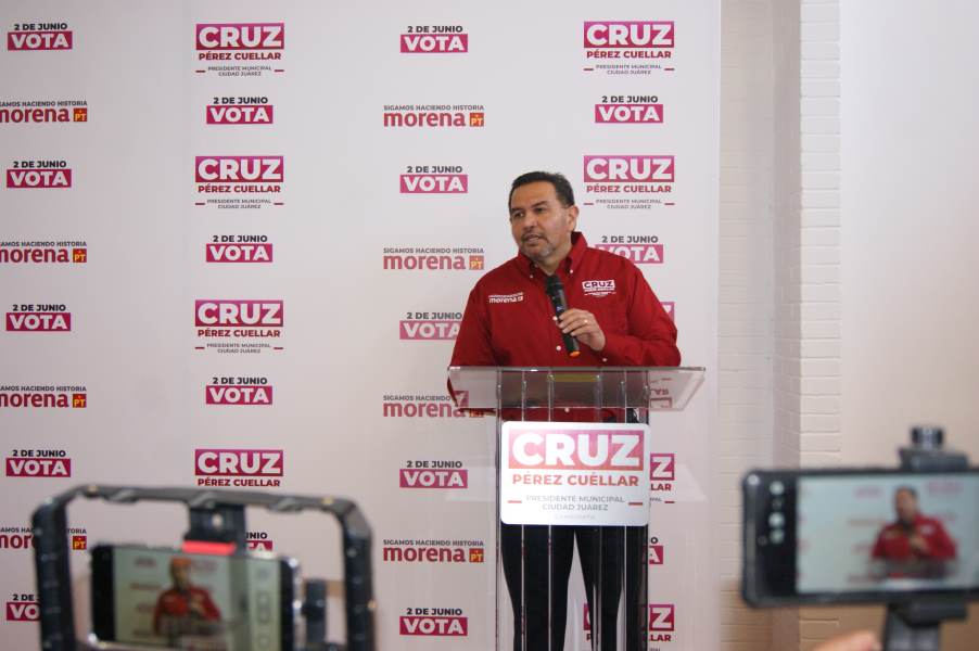 Cruz Pérez Cuéllar promete continuar con el trabajo y récord de obras en Juárez
