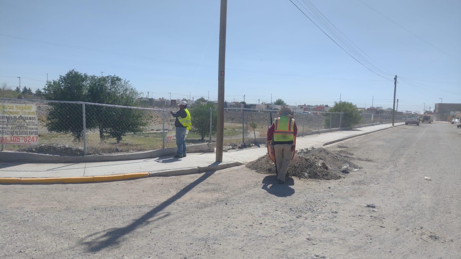 Llevan operativo de limpieza al Fraccionamiento Arecas I.