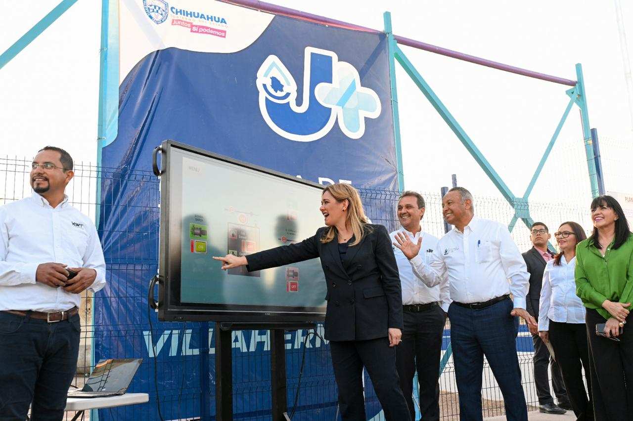 Inauguró la Gobernadora planta tratadora en Juárez