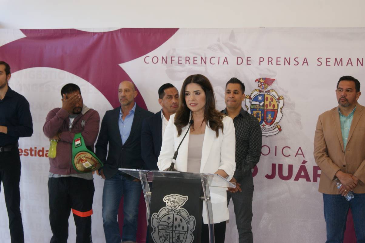 Anuncian pelea de leyendas del boxeo en Juárez a benefició del DIF Municipal