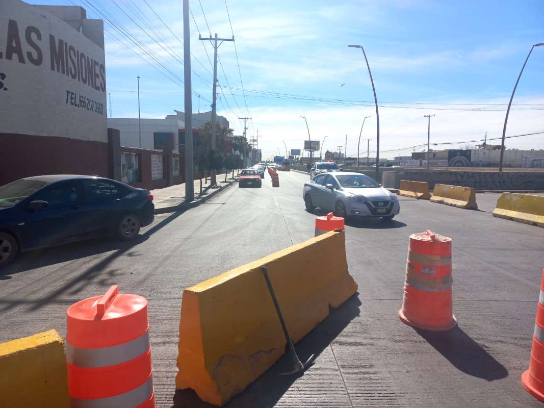 Por obras de conexión hidrosanitaria, cerrarán carriles en Teófilo Borunda y Paseo del Bosque