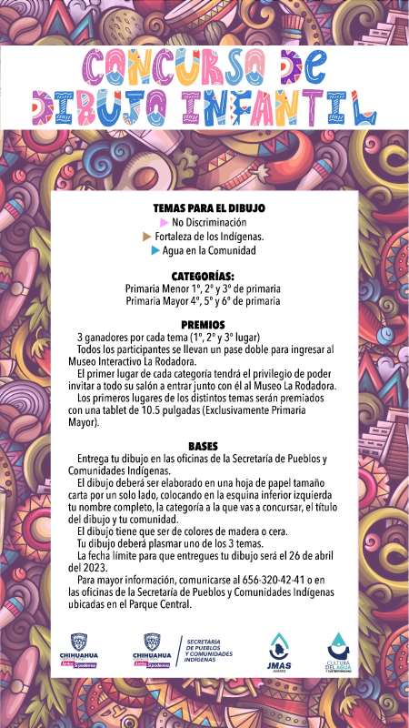 La JMAS invita al concurso de dibujo para comunidades indígenas