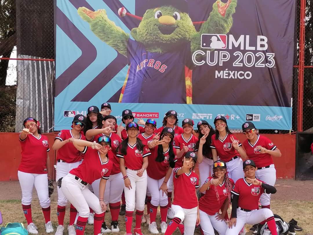 El equipo juarense de béisbol femenil Sub 15 va a la MLB Cup 2023