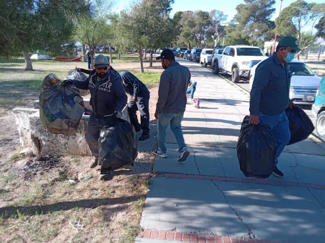 Piden que basura que generen el domingo de pascua en el Chamizal sea depositada en contenedores