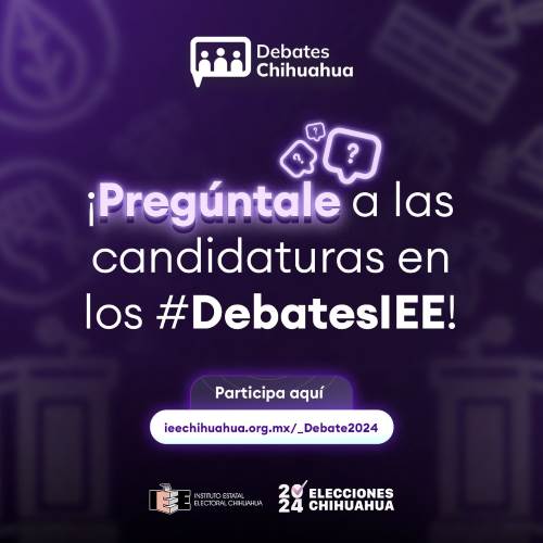 Invita IEE a ser parte de los debates electorales 2024