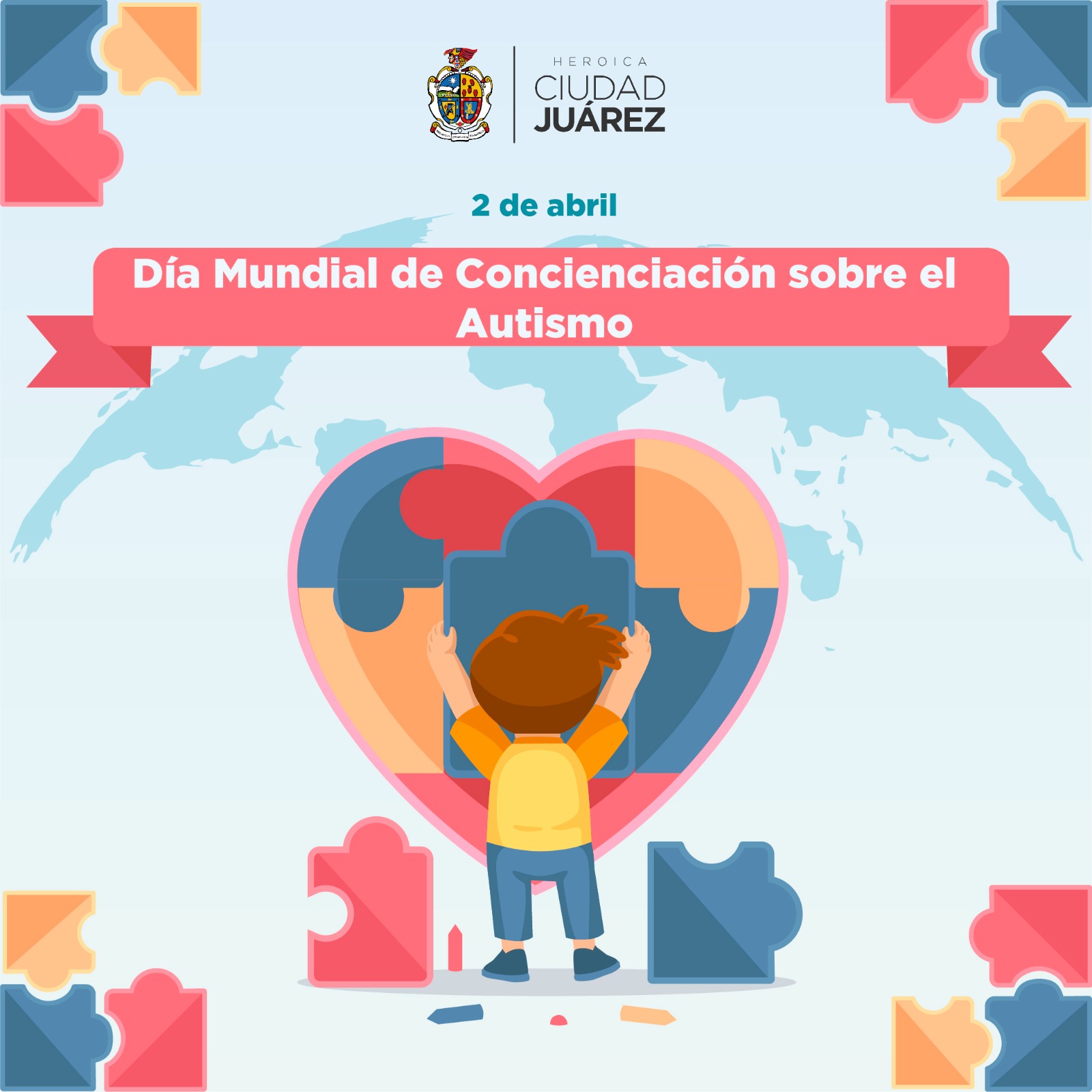 Conmemoran el Día Mundial de Concientización del Autismo