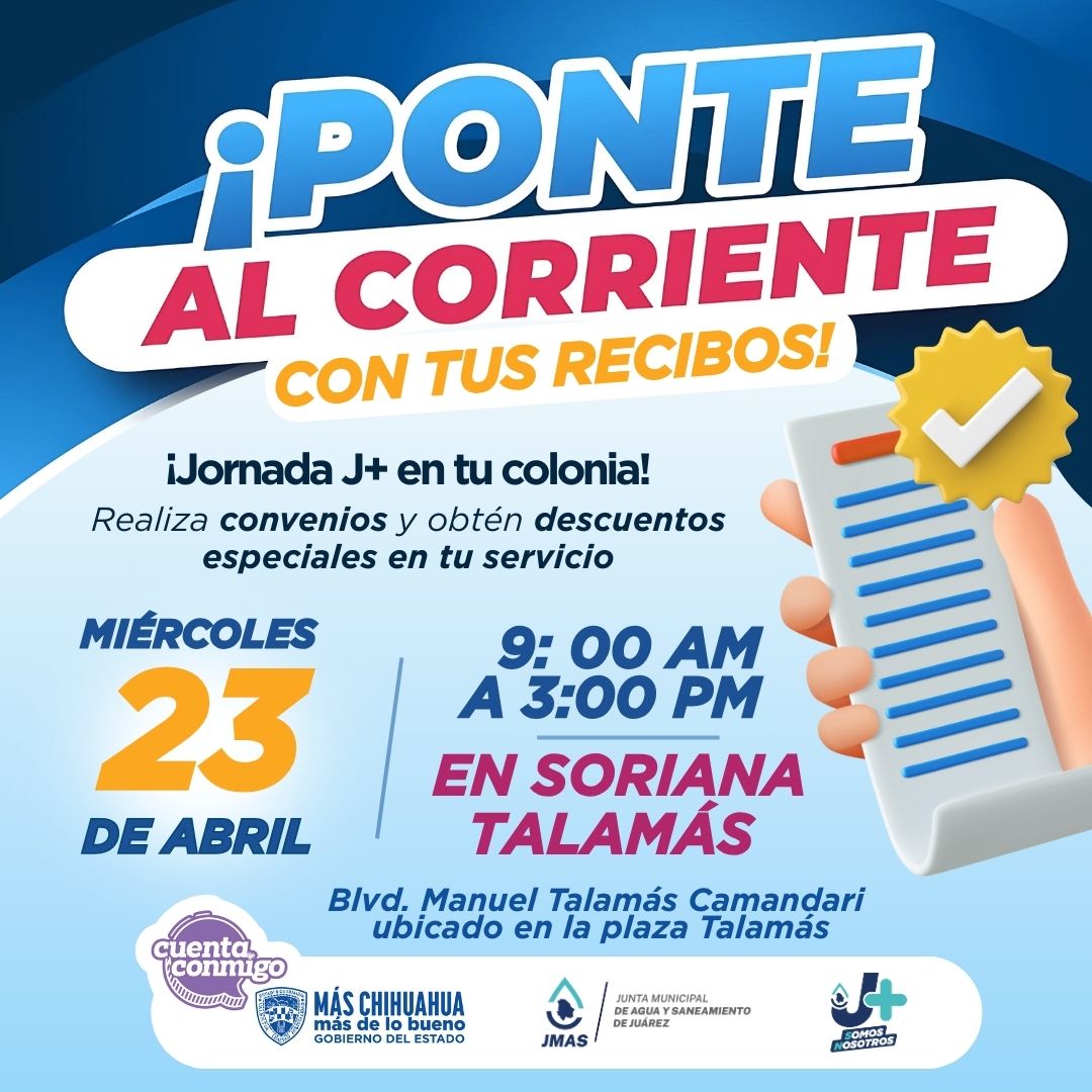 Instalará JMAS módulo de atención en el boulevard Manuel Talamás.