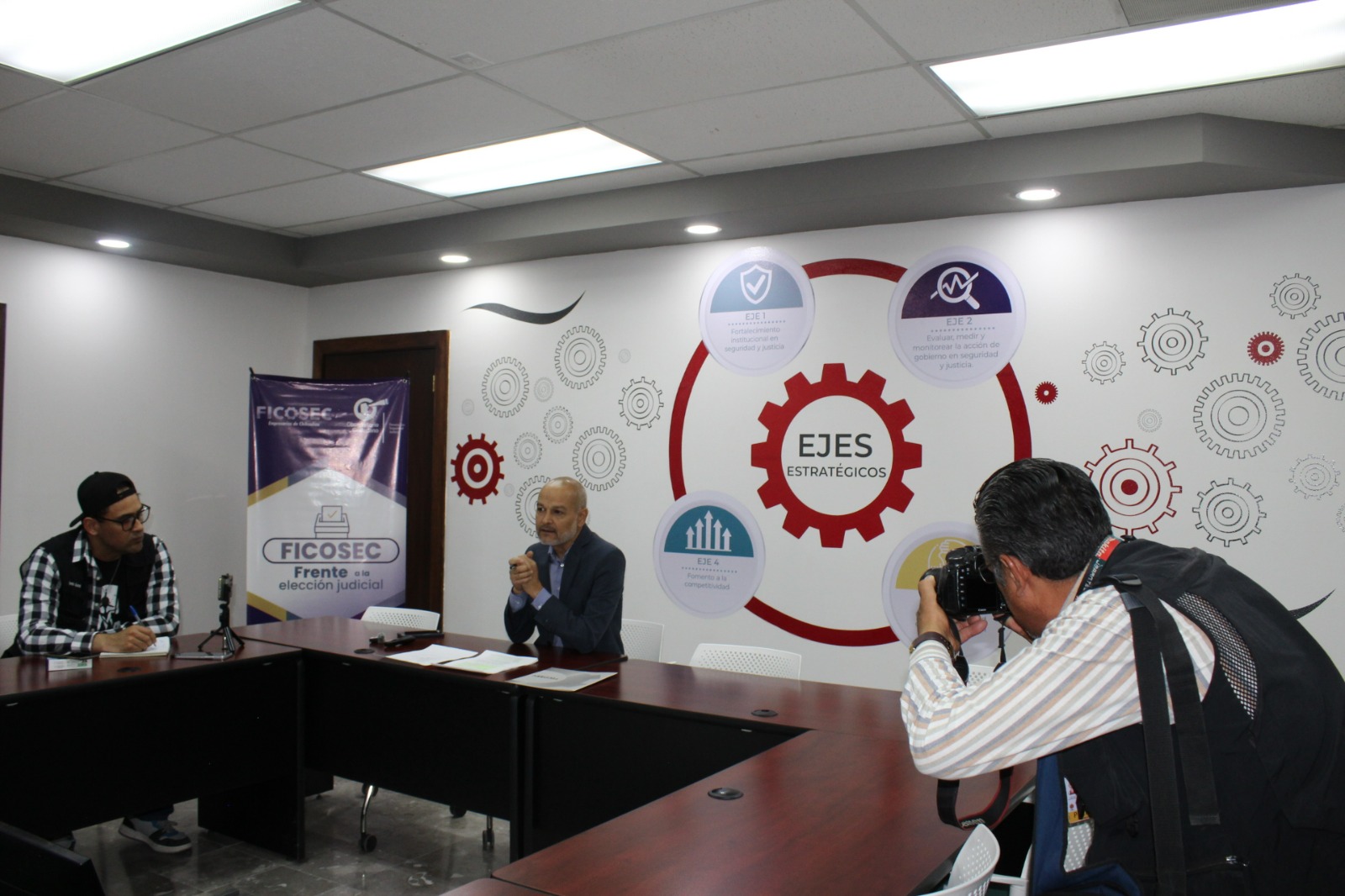 Llama FICOSEC a firma de compromisos a candidatos del Poder Judicial.