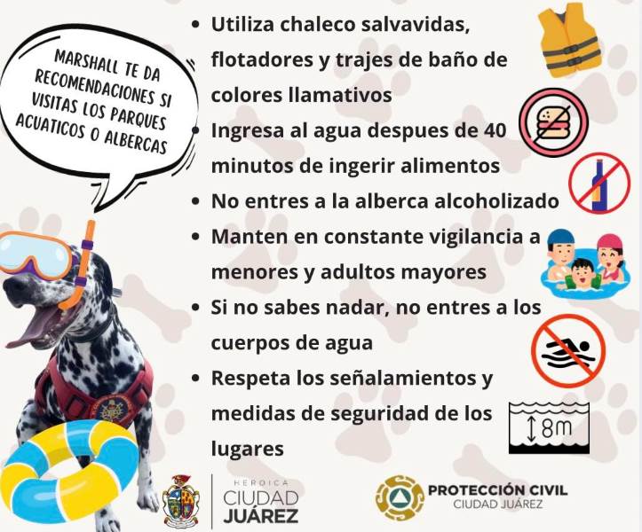 Emiten recomendaciones a visitantes de balnearios