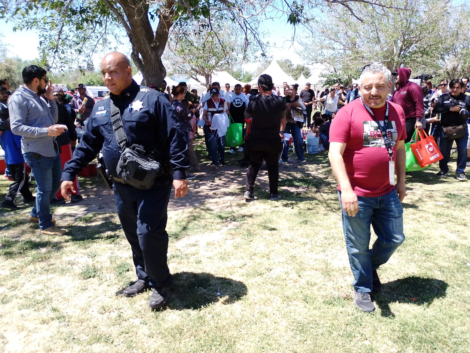 Registro SSPM saldo blanco durante festejo del Domingo de Pascua