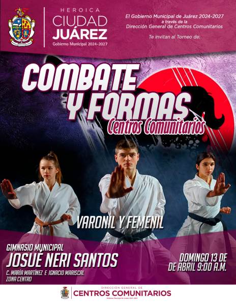 Listo torneo de artes marciales
