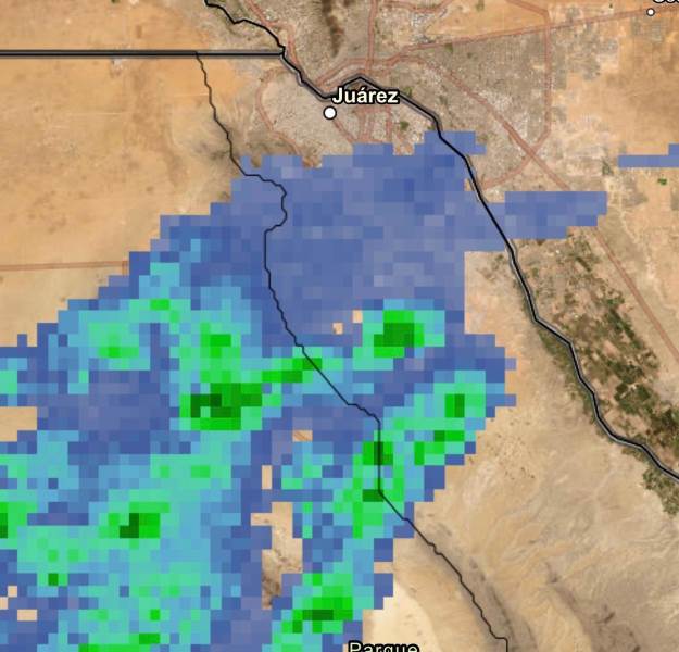 Emiten aviso por lluvias y posibles tormentas en Ciudad Juárez