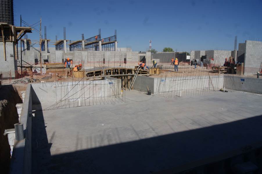 Avanza construcción del Parque de Policías Club Guardianes Juárez