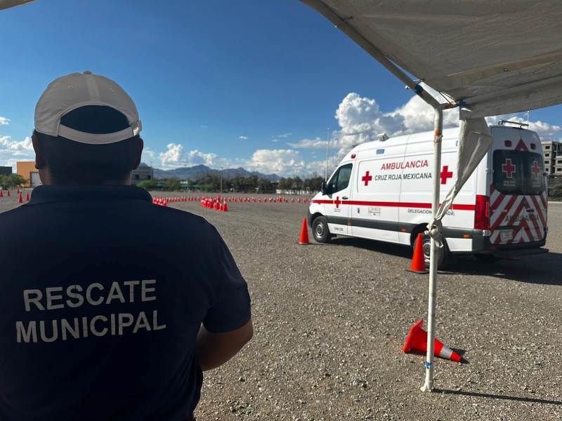 Instructores de la Cruz Roja Mexicana capacitan personal de rescate