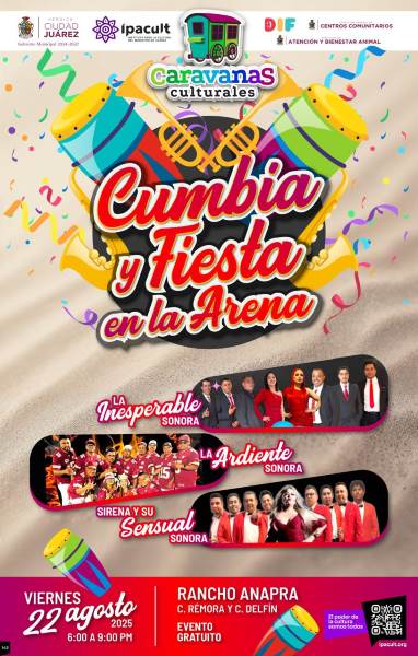 Llega a Anapra la Caravana Cultural del IPACULT