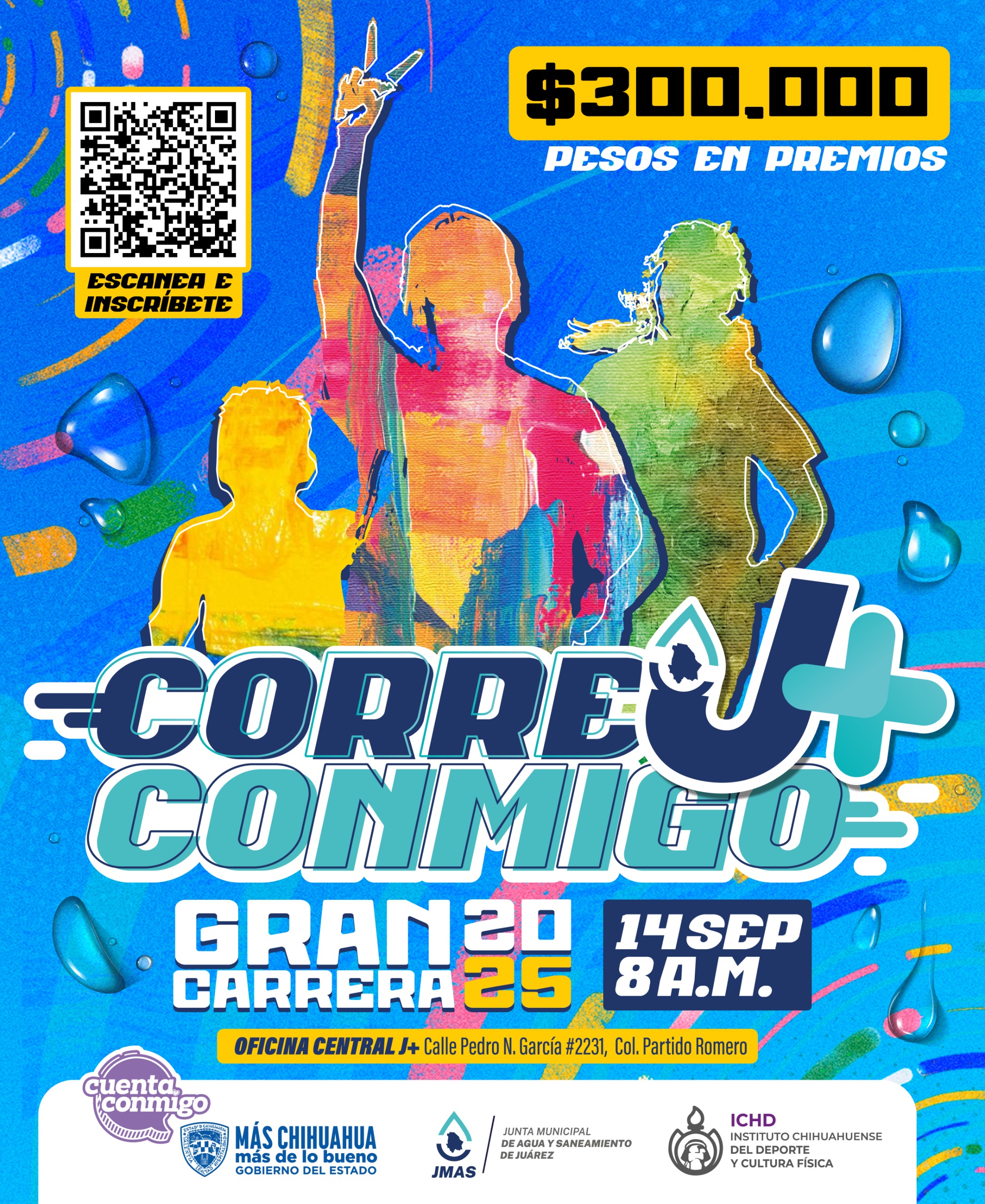 Invita JMAS a la edición 2025 de la Carrera Pedestre Corre Conmigo.