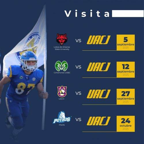 Presentan el calendario de los Indios para la temporada 2025 de la Conferencia Nacional de la ONEFA