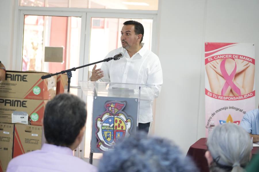Recibe municipio, donativo de medicamento para tratamiento de cáncer