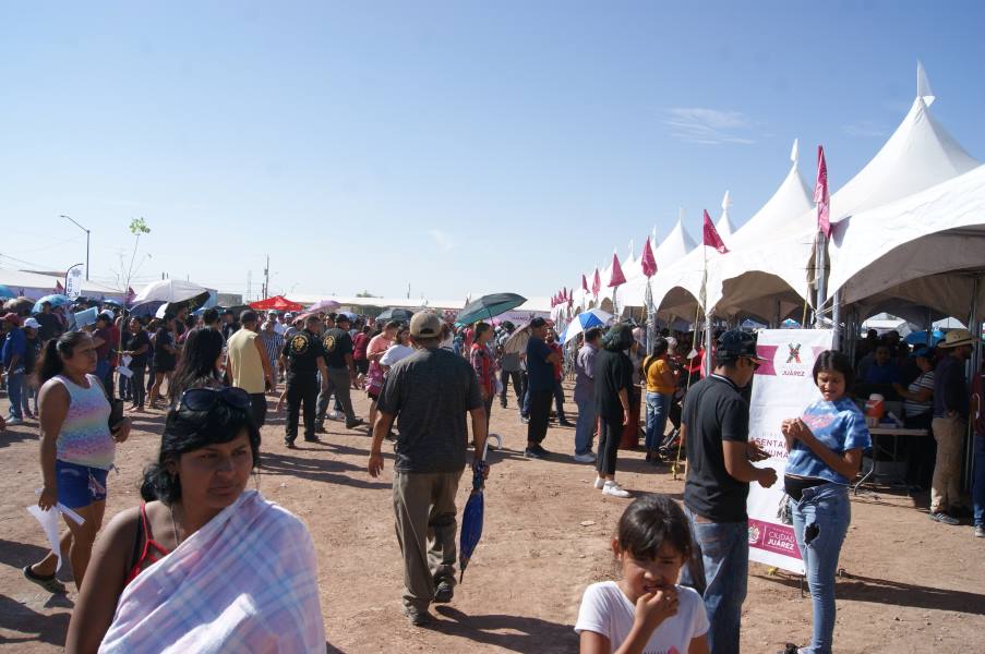 Celebra municipio Cruzada por Juarez con acercamiento de las instancias a la comunidad.