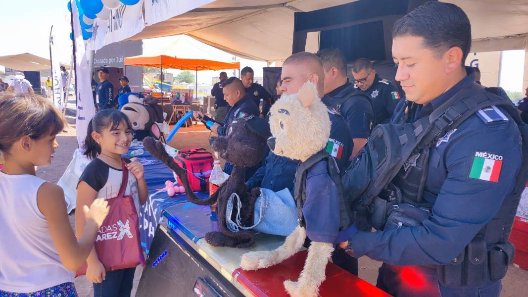 Participó la SSPM en la "Cruzada por Juárez" en la colonia Villas del Sur