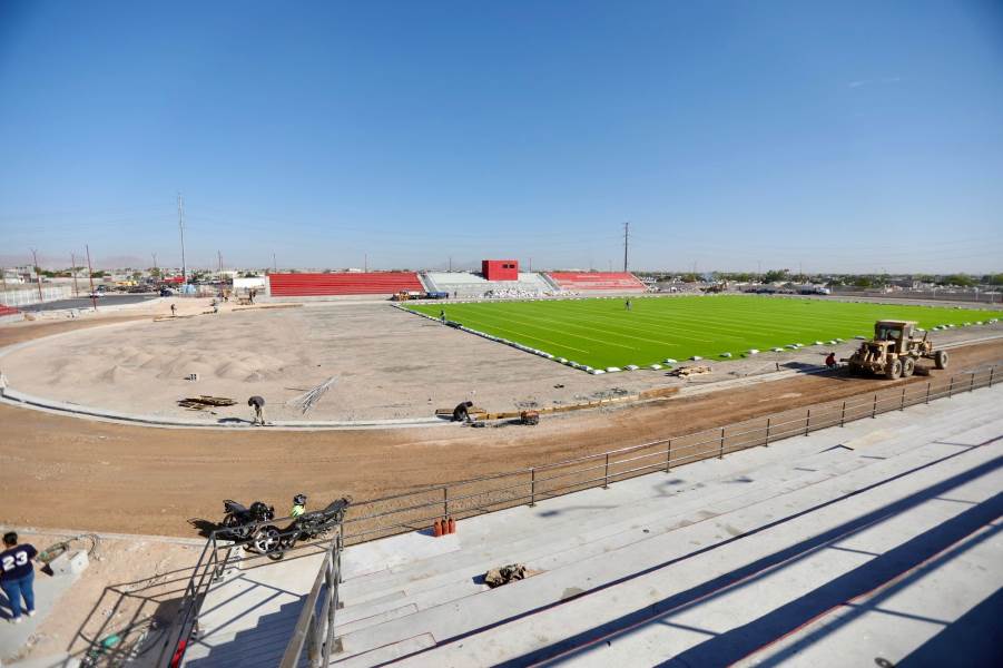 Avanza construcción de estadio en el sur oriente.