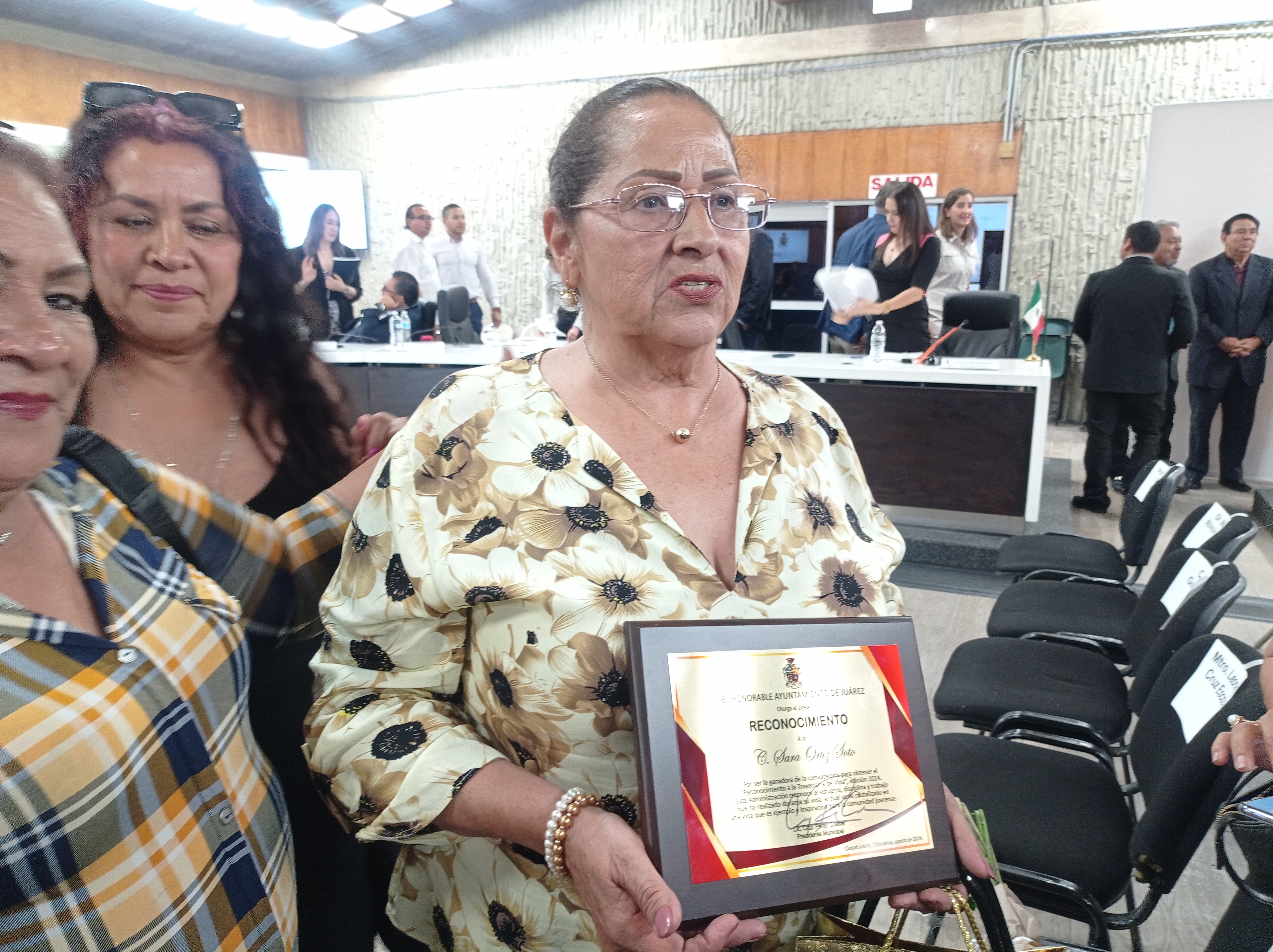Reconoce Cabildo labor social de Sara Ortiz Soto.