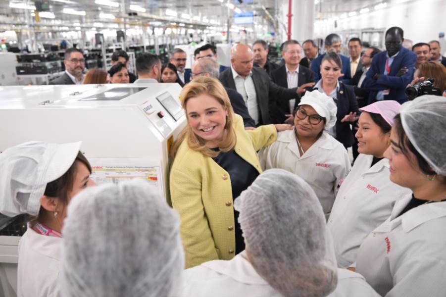 Inauguró la gobernadora nueva planta de Inventec Electronic Company en Ciudad Juárez