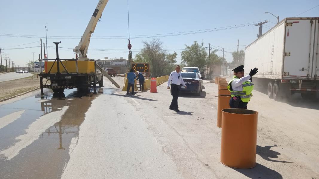 Por desviación llaman a conducir con precaución