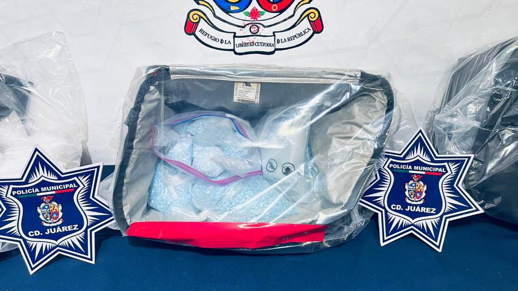 Incautan cerca de 20 millones de pesos en cristal y fentanilo