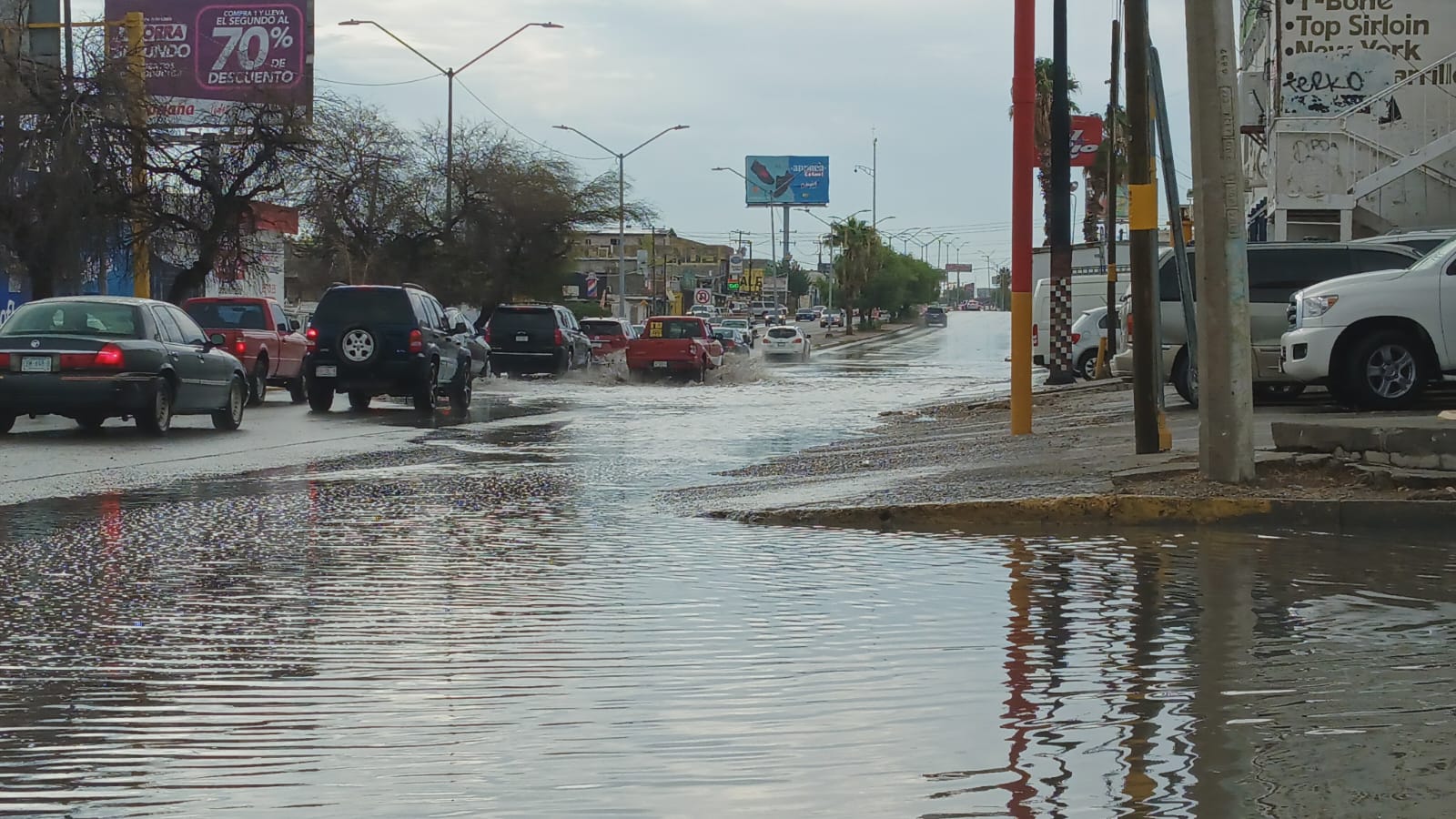 Acumuló Ciudad Juárez 20 mm de lluvia la noche de este viernes