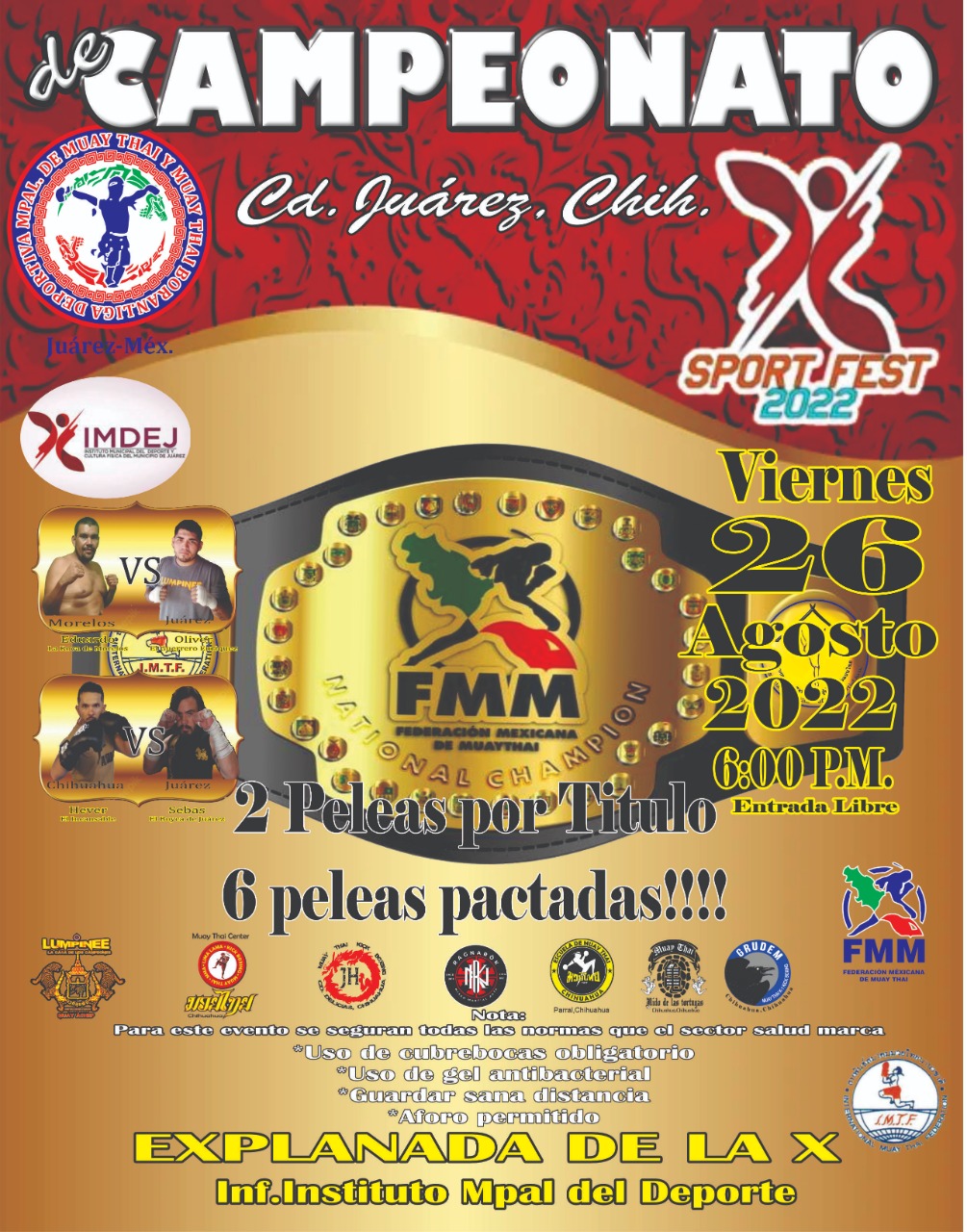 El viernes surgirá en Juárez un nuevo campeón nacional de Muay Thai