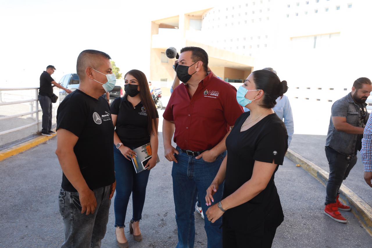 Visita alcalde a víctimas de hechos violentos del jueves 11 de agosto