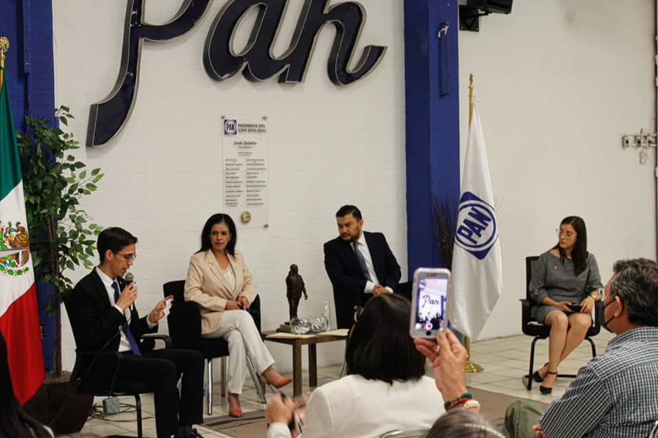Aspirantes a dirigentes del PAN presentan propuestas ante la militancia