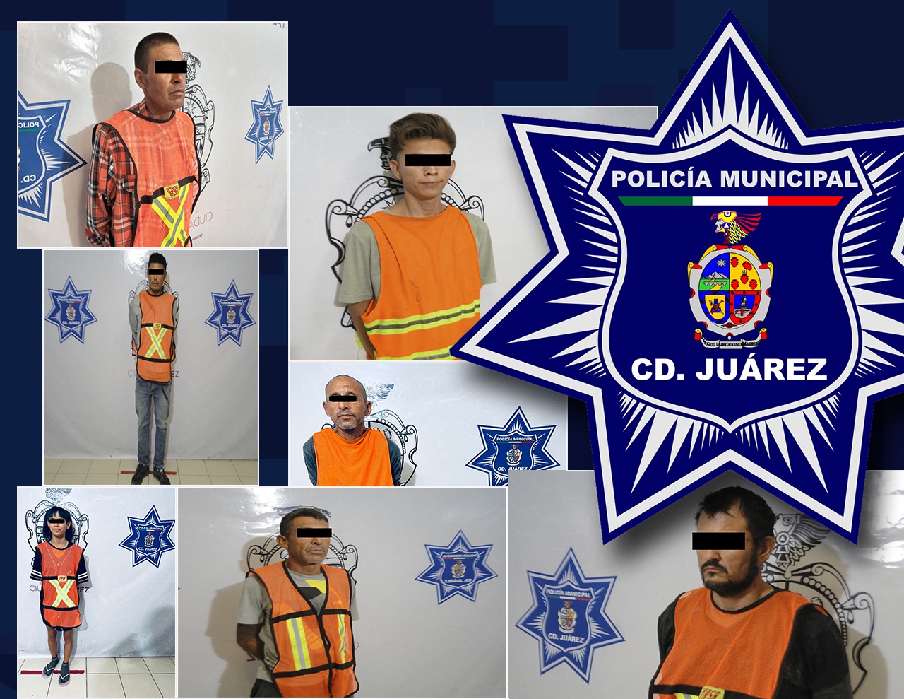 Detienen a siete personas con orden de aprehensión