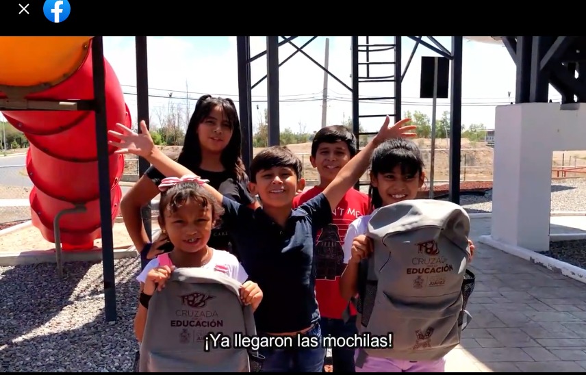 Entregará Dirección de Educación mochilas y útiles escolares el próximo sábado